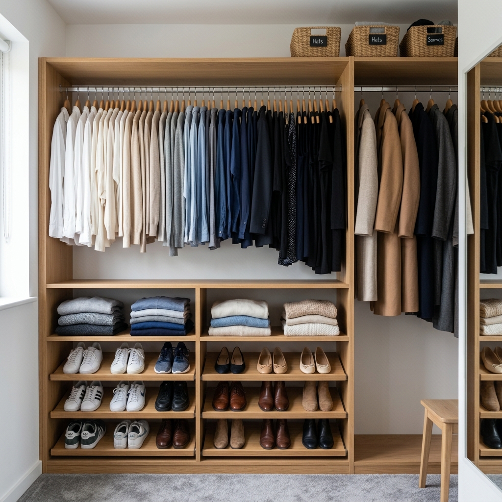 Dressing optimisé et rangé